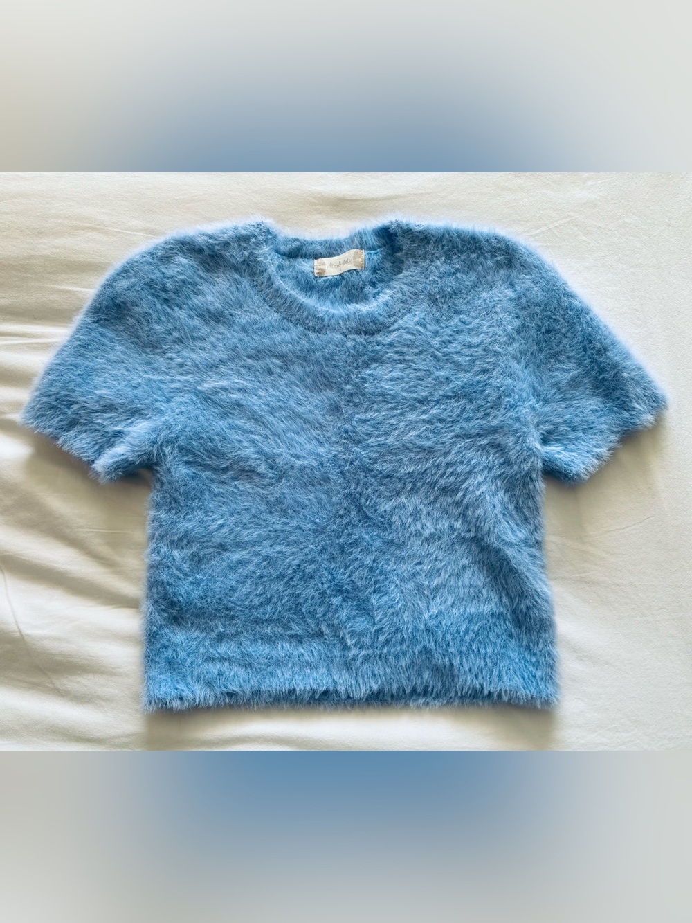 Altar’d State, Blue Fuzzy Crop Top!